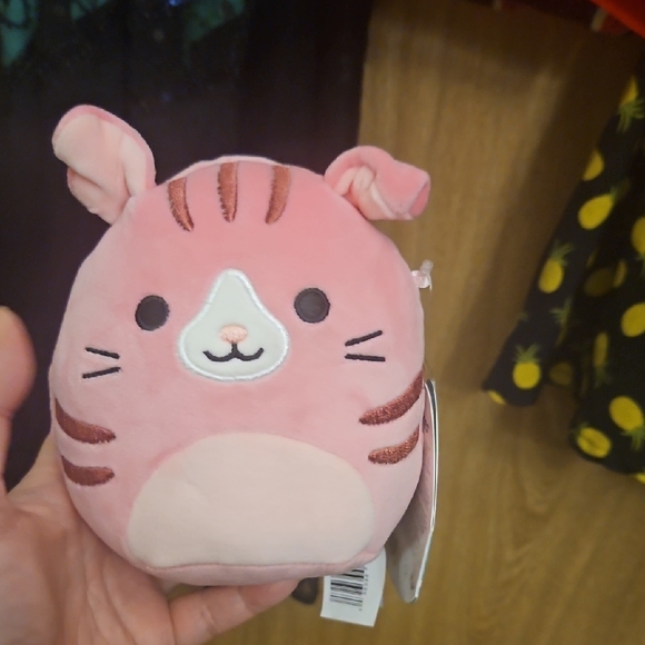 Squishmallows Other - Squishmallows Geraldine the Pink Tabby Cat, 5-inch plush toy